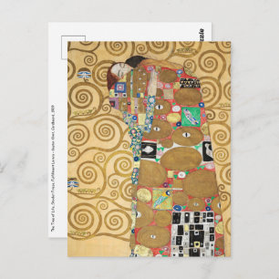 Postal Gustav Klimt - Complemento, Frisa Estúclet