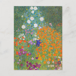 Postal Gustav Klimt Cottage Garden Pintura