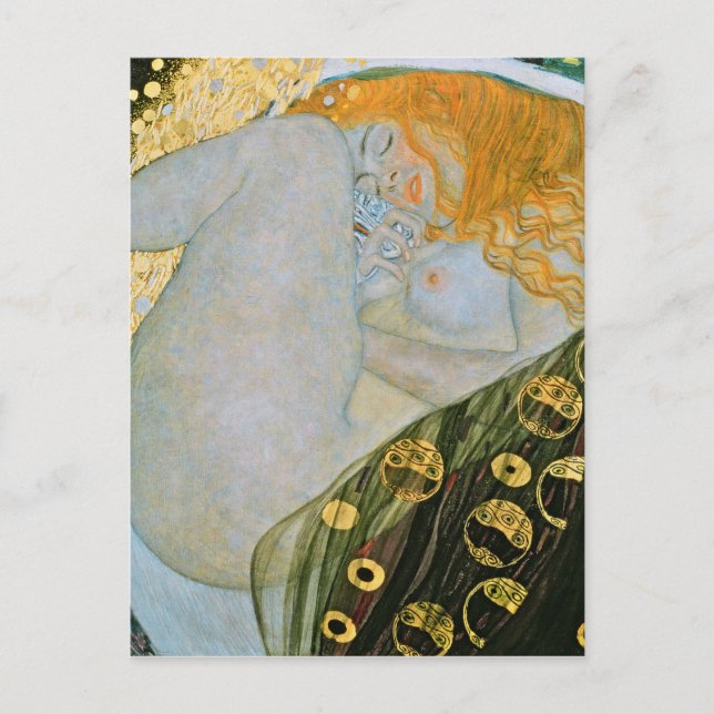 Postal Gustav Klimt - Danae (Anverso)