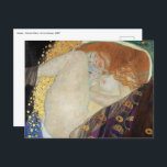 Postal Gustav Klimt - Danae<br><div class="desc">Danae - Gustav Klimt, Oil on Canvas, 1907</div>