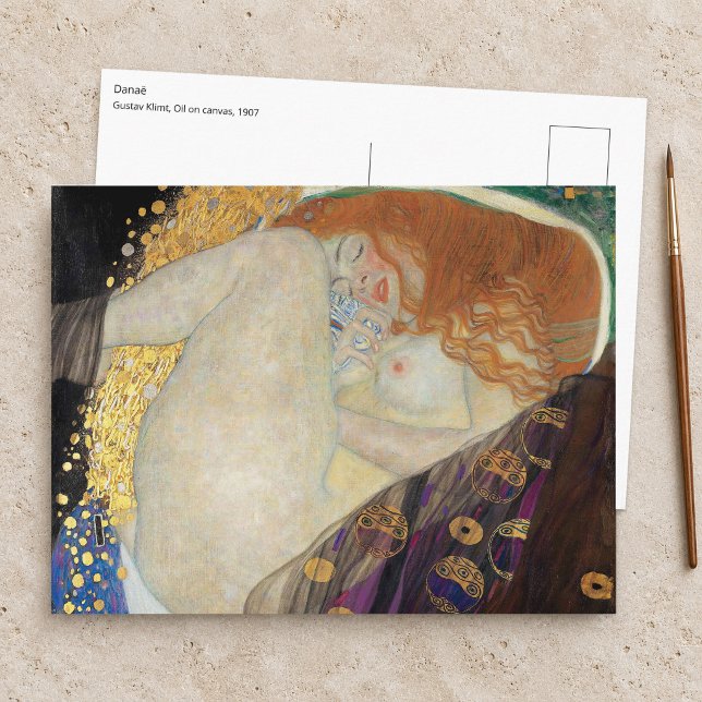 Postal Gustav Klimt - Danae (Subido por el creador)