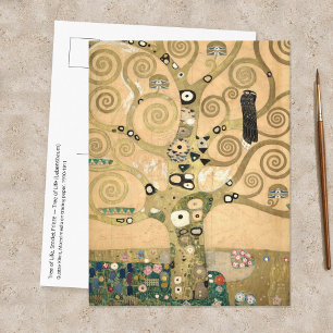 Postal Gustav Klimt - El Árbol de la Vida, Friso Stoclet