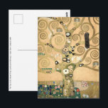 Postal Gustav Klimt - El árbol de la vida, la frisa de es<br><div class="desc">El árbol de la vida,  Stoclet Frieze,  parte central del panel izquierdo - Gustav Klimt,  Cardboard,  1909</div>