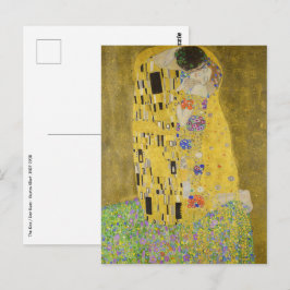 Postal Gustav Klimt - El beso