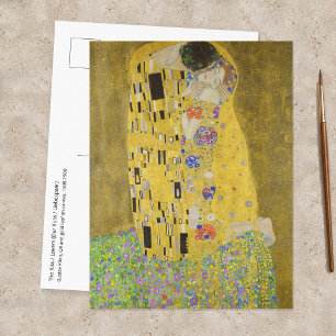 Postal Gustav Klimt - El Beso