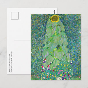 Postal Gustav Klimt - El Girasol