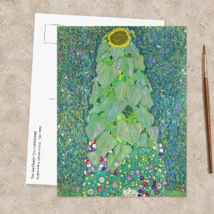 Postal Gustav Klimt - El Girasol
