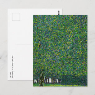 Postal Gustav Klimt - El Parque