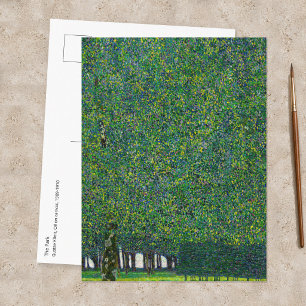 Postal Gustav Klimt - El Parque