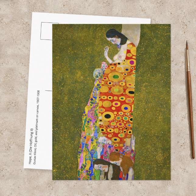 Postal Gustav Klimt - Esperanza II (Subido por el creador)