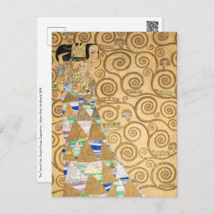 Postal Gustav Klimt - Expectativa, Frieze Stoclet
