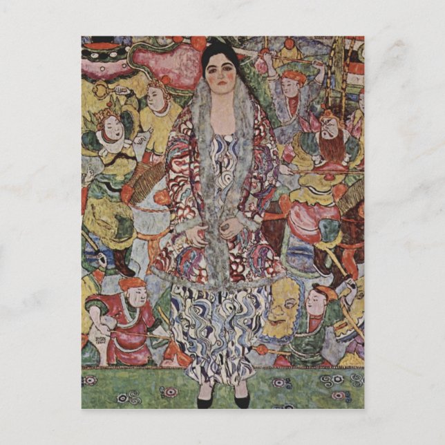 Postal Gustav Klimt Fredericke Maria Beer Postcard (Anverso)
