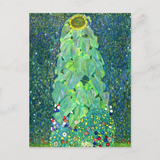 Postal Gustav Klimt: Girasol