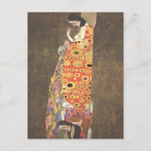Postal Gustav Klimt-Hope II