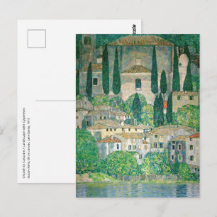 Postal Gustav Klimt - Iglesia de Cassone