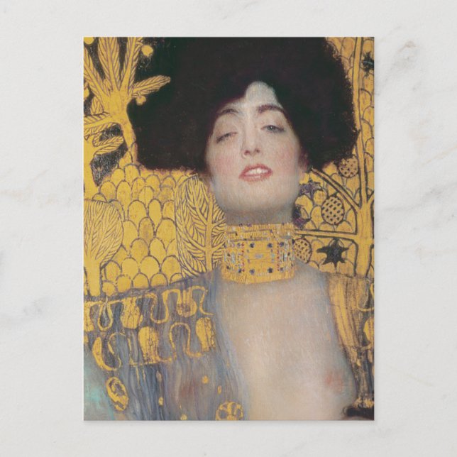Postal Gustav Klimt | Judith (Anverso)