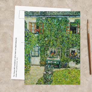 Postal Gustav Klimt - La Casa de Guardaboschi