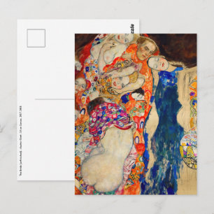 Postal Gustav Klimt - La novia (inconclusa)
