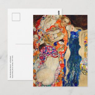 Postal Gustav Klimt - La novia (inconclusa)
