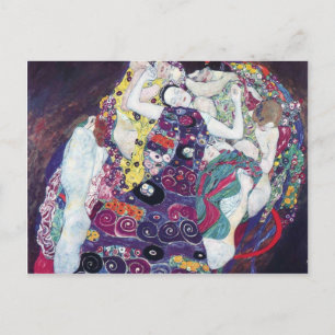 Postal Gustav Klimt- La Virgen
