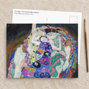 Postal Gustav Klimt - La Virgen