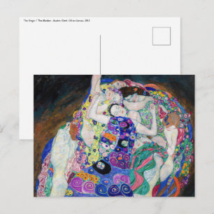 Postal Gustav Klimt - La Virgen