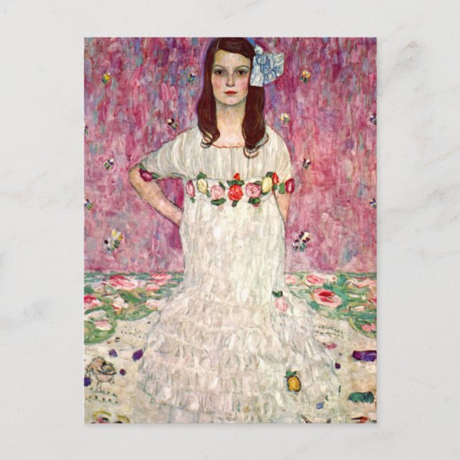 Postal Gustav Klimt Mada Primavesi (Anverso)