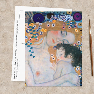 Postal Gustav Klimt - Madre e Hijo