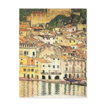 Gustav Klimt - Malcesine en el lago Garda