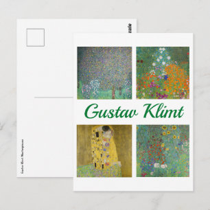 Postal Gustav Klimt Masterpieces