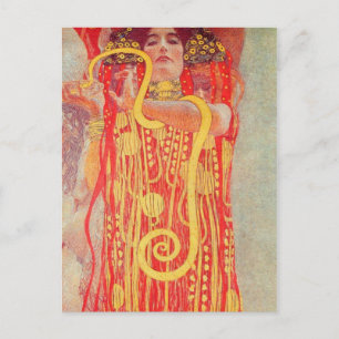 Postal Gustav Klimt - Medizin