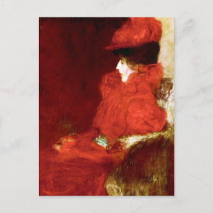Postal Gustav Klimt, MUJER EN UN SILLÓN
