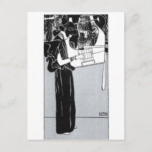Postal Gustav Klimt ~ Musik