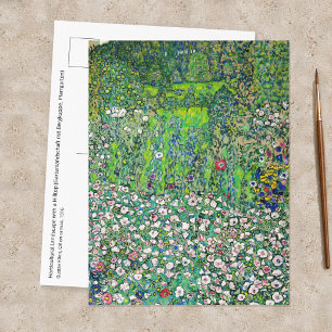 Postal Gustav Klimt - Paisaje Hortícola y Cima de una Col