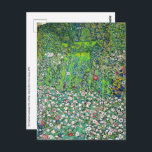 Postal Gustav Klimt - Paisaje Horticultural y cima de col<br><div class="desc">Paisaje Horticultural con una colina - Gustav Klimt,  Petróleo en lienzo,  1916</div>