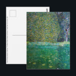 Postal Gustav Klimt - Parque de Schloss Kammer am Atterse<br><div class="desc">Estanque de Schloss Kammer en Attersee / El parque de Schloss Kammer am Attersee - Gustav Klimt,  óleo sobre lienzo,  1910</div>