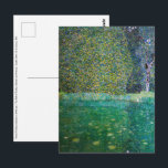 Postal Gustav Klimt - Parque de Schloss Kammer am Atterse<br><div class="desc">Estanque de Schloss Kammer en Attersee / El parque de Schloss Kammer am Attersee - Gustav Klimt,  óleo sobre lienzo,  1910</div>