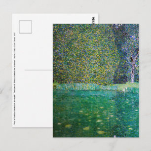 Postal Gustav Klimt - Parque de Schloss Kammer am Atterse