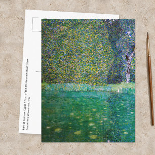 Postal Gustav Klimt - Parque de Schloss Kammer am Atterse