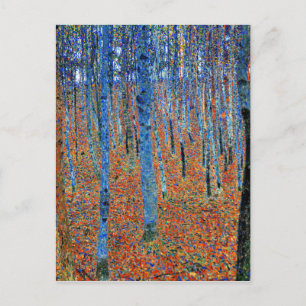 Postal Gustav Klimt, pintura, Beach Grove I