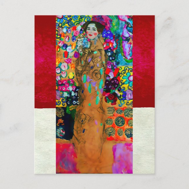 Postal Gustav Klimt ~ Postcard (Anverso)