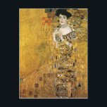 Postal GUSTAV KLIMT - Retrato de Adele Bloch-Bauer 1907<br><div class="desc">GUSTAV KLIMT - Retrato de Adele Bloch-Bauer 1907Aceite,  plata y oro sobre lienzo; reproducción</div>