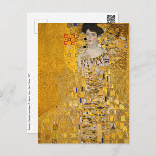 Postal Gustav Klimt - Retrato de Adele Bloch-Bauer I