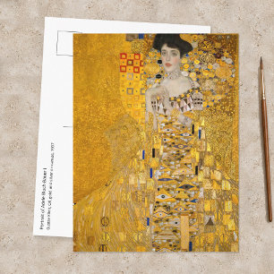 Postal Gustav Klimt - Retrato de Adele Bloch-Bauer I