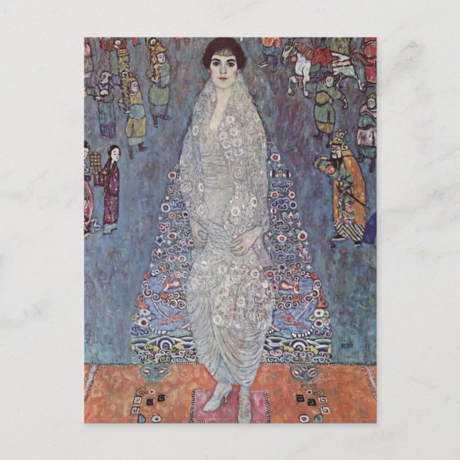 Postal Gustav Klimt- Retrato de la baronesa Bachofen-Echt (Anverso)