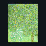 Postal Gustav Klimt, rosales bajo los árboles<br><div class="desc">Gustav Klimt,  rosales bajo los árboles</div>