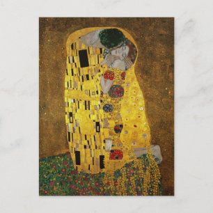Postal Gustav Klimt The Kiss
