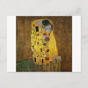 Postal Gustav Klimt The Kiss