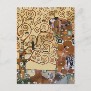 Postal Gustav Klimt Tree Of Life