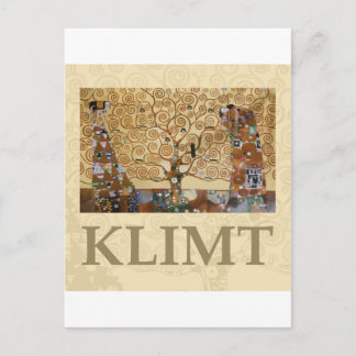 Postal Gustav Klimt Tree Of Life